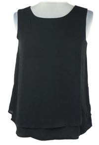 Dámský černý halenkový top Zalando 