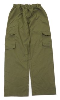 Khaki cargo kalhoty 