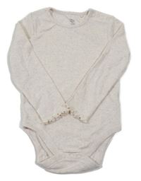 Béžové žebrované body F&F