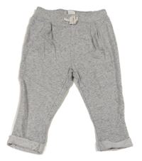 Šedé melírované tepláky H&M