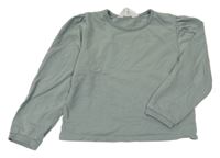 Zelenošedé triko H&M