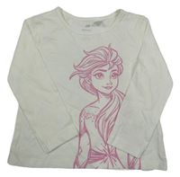 Smetanové triko s Elsou H&M