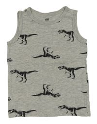 Šedé tílko s diny H&M