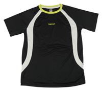 Černo-bílé sportovní tričko