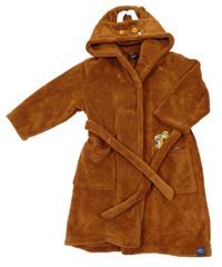 Medový chlupatý župan s kapucí - Gruffalo Jojo Maman Bébé