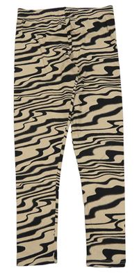 Světlehnědo-černé vzorované legíny River Island