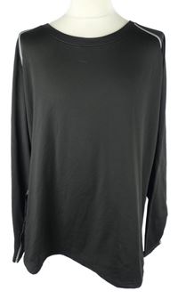 Pánská černá sportovní thermo mikina vel. 6XL