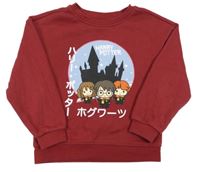 Vínová mikina s potiskem - Harry Potter Primark