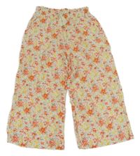 Barevné květované culottes kalhoty LC Waikiki 