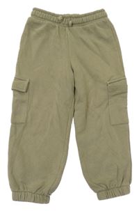 Khaki cargo cuff tepláky River Island