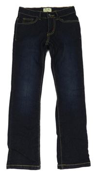 Tmavomodré skinny rifle TEX