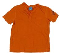 Oranžové tričko s kapsičkou Kiki&Koko