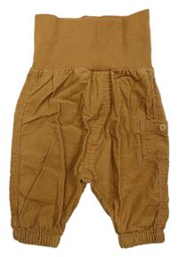 Béžové manšestrové kalhoty H&M