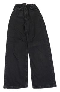 Černé wide leg rifle H&M