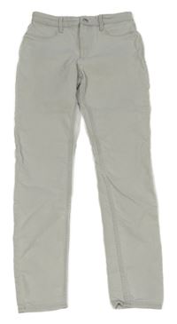 Světlešedé skinny fit rifle H&M