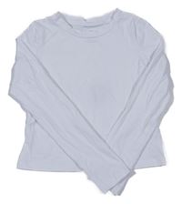 Bílé crop triko H&M