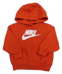 Červená mikina s kapucí Nike