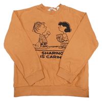 Oranžová mikina se Snoopym H&M