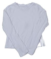Bílé crop triko H&M
