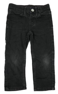 Černé slim fit rifle H&M