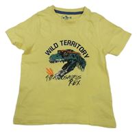 Žluté tričko s dinosaurem Kuniboo 