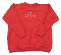 Červená mikina s nápisem - LEGO