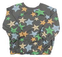 Šedá mikina s hvězdičkami Primark