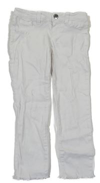 Bílé skinny rifle s prošoupáním Denim Co.