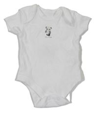 Bílé body s pandou Matalan