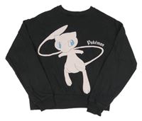 Antracitová oversize mikina s Pokémonem H&M