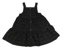 Černo-bílé puntíkaté šaty Primark