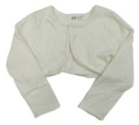 Smetanové pletené bolerko H&M