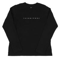 Černé triko s logem Jack & Jones
