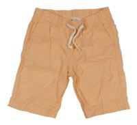 Lososové plátěné kraťasy H&M