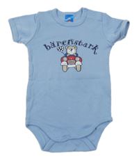 Světlemodré body s medvědem Topolino