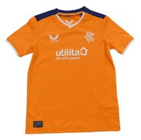 Oranžové sportovní funkční tričko castore