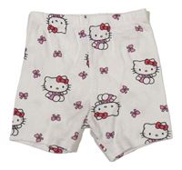 Bílé bavlněné kraťasy s Hello Kitty Primark