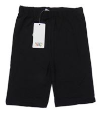 Nové - Černé elastické kraťasy 
