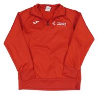 Červená sportovní mikina s logem joma
