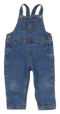Modré riflové laclové kalhoty H&M
