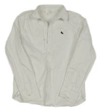 Bílá košile s výšivkou H&M