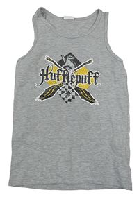 Šedé melírované tílko s potiskem - Harry Potter
