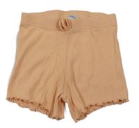 Meruňkové žebrované kraťasy Primark