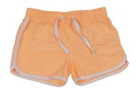 Neonově oranžové sportovní kraťasy