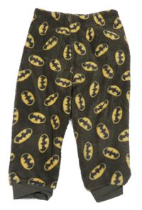 Šedé plyšové pyžamové kalhoty - BATMAN