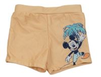 Oranžové nohavičkové plavky s Mickeym Primark + Disney 
