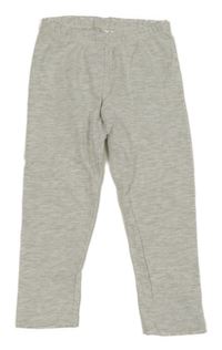 Světlešedé melírované legíny H&M
