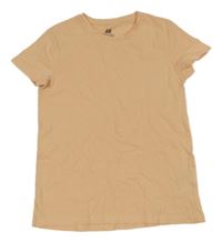 Meruňkové tričko H&M