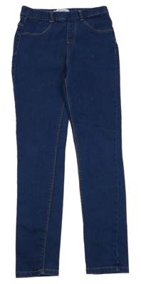Tmavomodré teplákové džegíny Denim Co.
