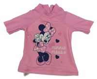 Růžové UV tričko s Minnie Disney